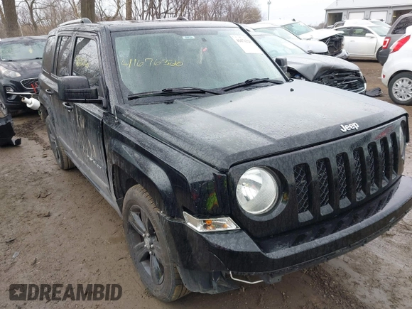 2017 Jeep Patriot High Altitude with VIN 1C4NJPFA0HD131946, listed as a IAAI auction lot 41676320 with 95,271 mi miles and . Bid and sale history available at carsss.com. Image 1.