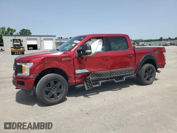 2018 Ford F-150 XL with VIN 1FTEW1E5XJFA27140, listed as a Copart auction lot 56948105 with 57,825 mi miles and Clean title. Bid and sale history available at DreamBid. Image 1.