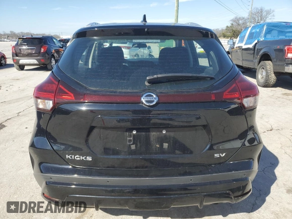 2021 Nissan Kicks SV with VIN 3N1CP5CV1ML527196, listed as a Copart auction lot 49551215 with 76,430 mi miles and Salvage Title. Bid and sale history available at carsss.com. Image 6.