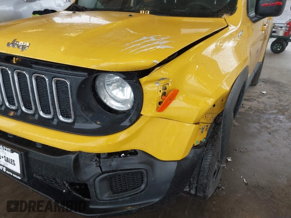 2017 Jeep Renegade Sport with VIN ZACCJBAB2HPF30093, listed as a IAAI auction lot 41974001 with 116,855 mi miles and . Bid and sale history available at carsss.com. Image 6.