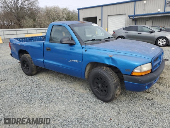 1998 Dodge Dakota SLT z VIN 1B7FL26X0WS745765, wystawiony jako Copart lot #48497125 z przebiegiem 174 162 mil mil oraz Szkoda całkowita • Salvage title. Historia ofert i sprzedaży dostępna na DreamBid. Obrazek 4.