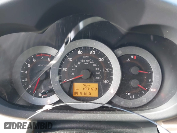 2009 Toyota RAV4 with VIN JTMBF33V49D017521, listed as a IAAI auction lot 41518082 with 193,428 mi miles. Bid and sale history available at carsss.com. Image 7.