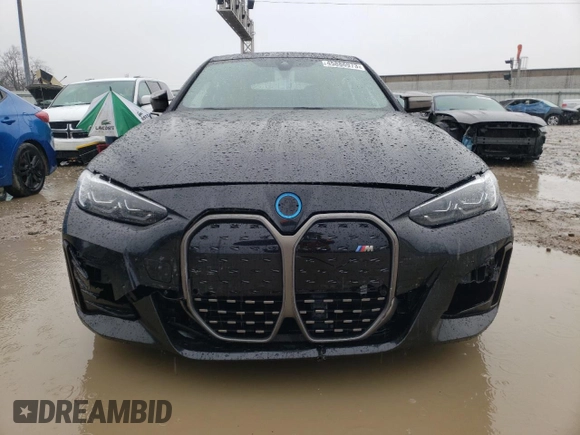 2022 BMW i4 M50 with VIN WBY33AW07PFP30186, listed as a Copart auction lot 45886973 with 0 mi miles. Bid and sale history available at carsss.com. Image 5.