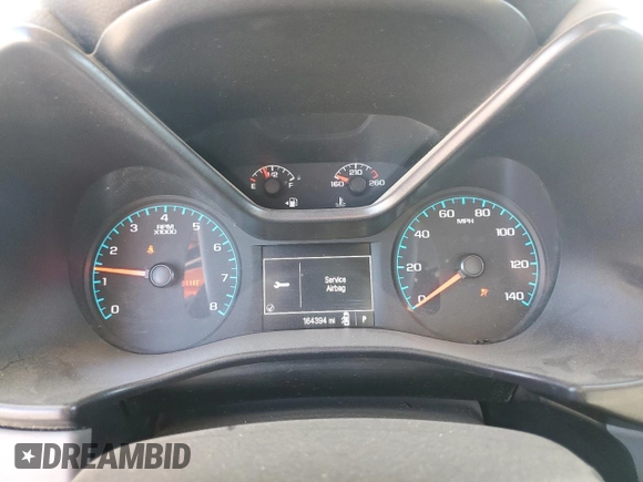 2016 Chevrolet Colorado 4WD WT with VIN 1GCHTBEA1G1237852, listed as a Copart auction lot 81044504 with 164,394 mi miles and Salvage Title. Bid and sale history available at carsss.com. Image 9.