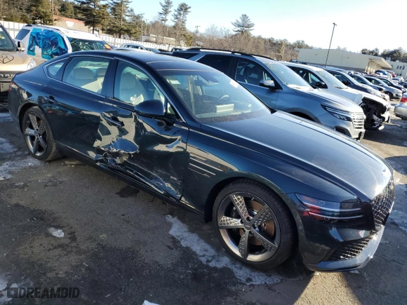 2024 Genesis G80 3.5T Sport with VIN KMTGB4SDDRU227880, listed as a Copart auction lot 45560195 with 2,827 mi miles and Salvage Title. Bid and sale history available at carsss.com. Image 4.