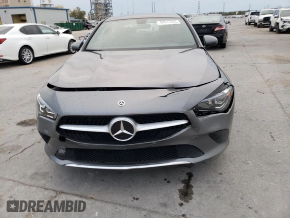 2022 Mercedes-Benz CLA with VIN W1K5J4GB4NN249192, listed as a Copart auction lot 68517942 with 8,091 mi miles. Bid and sale history available at carsss.com. Image 5.