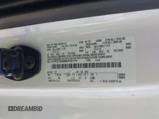 2021 Ford F-150 XL with VIN 1FTFX1E84MKE55115, listed as a IAAI auction lot 42081695 with 115,219 mi miles and . Bid and sale history available at DreamBid. Image 9.