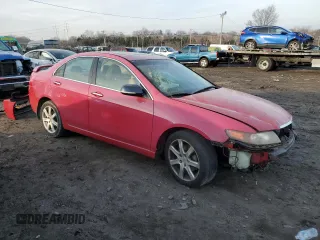 2004 Acura TSX w/Navigation with VIN JH4CL96994C030020, listed as a Copart auction lot 85901554 with 211,224 mi miles and Salvage Title. Bid and sale history available at carsss.com. Image 4.