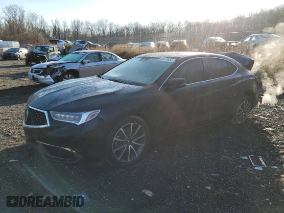 2019 Acura TLX with VIN 19UUB2F33KA003465, listed as a Copart auction lot 84418434 with 96,338 mi miles and Salvage Title. Bid and sale history available at carsss.com. Image 1.