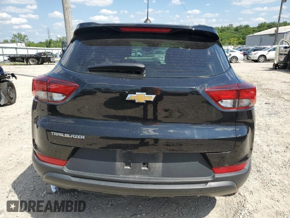 2021 Chevrolet TrailBlazer LS with VIN KL79MMS28MB104034, listed as a Copart auction lot 62546924 with 45,753 mi miles and Salvage Title. Bid and sale history available at DreamBid. Image 6.