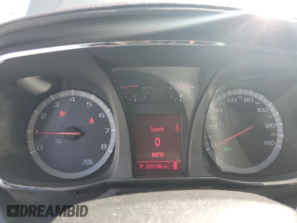 2012 GMC Terrain SLE-1 with VIN 2GKALMEK8C6367418, listed as a Copart auction lot 59561445 with 53,196 mi miles and Salvage title. Bid and sale history available at DreamBid. Image 9.