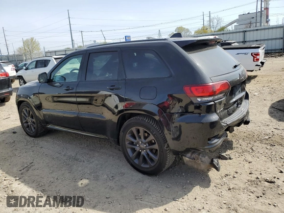 2018 Jeep Grand Cherokee High Altitude with VIN 1C4RJFCT9JC120215, listed as a Copart auction lot 54124305 with 81,203 mi miles and Clean title. Bid and sale history available at DreamBid. Image 2.