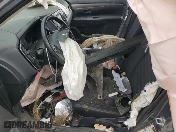 2016 Mitsubishi Outlander SE with VIN JA4AZ3A36GZ002081, listed as a Copart auction lot 59779885 with 142,747 mi miles and Salvage title. Bid and sale history available at DreamBid. Image 7.