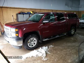2014 Chevrolet Silverado 1500 Work Truck with VIN 3GCUKPEH6EG255287, listed as a Copart auction lot 49999455 with 141,815 mi miles and Clean Title. Bid and sale history available at DreamBid. Image 1.