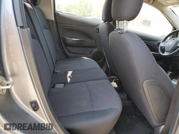 2019 Mitsubishi Mirage ES z VIN ML32A3HJ3KH005396, wystawiony jako Copart lot #59744395 z przebiegiem 88 848 mil mil oraz Szkoda całkowita • Salvage title. Historia ofert i sprzedaży dostępna na DreamBid. Obrazek 10.