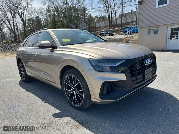 2019 Audi Q8 Prestige with VIN WA1FVBF18KD015892, listed as a Copart auction lot 52225795 with 61,436 mi miles and Clean Title. Bid and sale history available at carsss.com. Image 4.