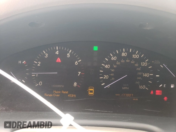 2005 Lexus LS 430 with VIN JTHBN36F250182474, listed as a Copart auction lot 54141425 with 177,907 mi miles and Salvage Title. Bid and sale history available at carsss.com. Image 9.