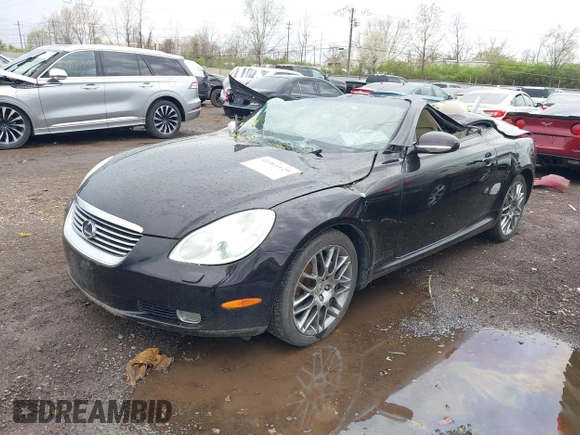 2004 Lexus SC with VIN JTHFN48Y040057283, listed as a IAAI auction lot 41961129 with 162,736 mi miles. Bid and sale history available at carsss.com. Image 17.