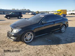 2015 Mercedes-Benz C-Class C 250 with VIN WDDGJ4HB8FG419888, listed as a Copart auction lot 89199265 with 0 mi miles and Salvage Title. Bid and sale history available at carsss.com. Image 1.