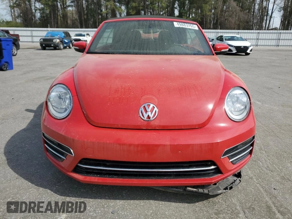 2018 Volkswagen Beetle S with VIN 3VW5DAAT7JM516764, listed as a Copart auction lot 49883765 with 50,913 mi miles and Salvage Title. Bid and sale history available at DreamBid. Image 5.