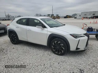 2020 Lexus UX 200 with VIN JTHP3JBH9L2030314, listed as a Copart auction lot 87454094 with 66,771 mi miles and Salvage title. Bid and sale history available at DreamBid. Image 4.