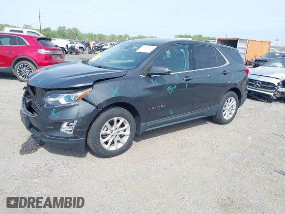 2018 Chevrolet Equinox LT with VIN 3GNAXJEV8JS504338, listed as a IAAI auction lot 42112735 with 123,028 mi miles and . Bid and sale history available at DreamBid. Image 2.