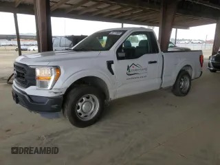 2022 Ford F-150 XL with VIN 1FTMF1CB4NKD23966, listed as a Copart auction lot 55717665 with 80,386 mi miles and Salvage title. Bid and sale history available at DreamBid. Image 1.