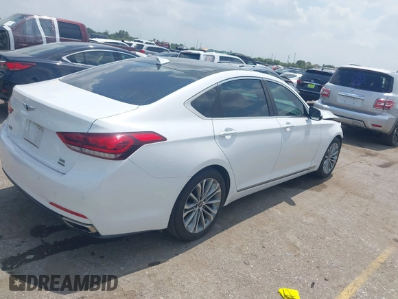2017 Genesis G80 3.8L с VIN KMHGN4JE4HU184540, выставлен на аукционе IAAI как лот 42435615 с пробегом 98 406 миль миль и . История ставок и продаж доступна на DreamBid. Изображение 4.