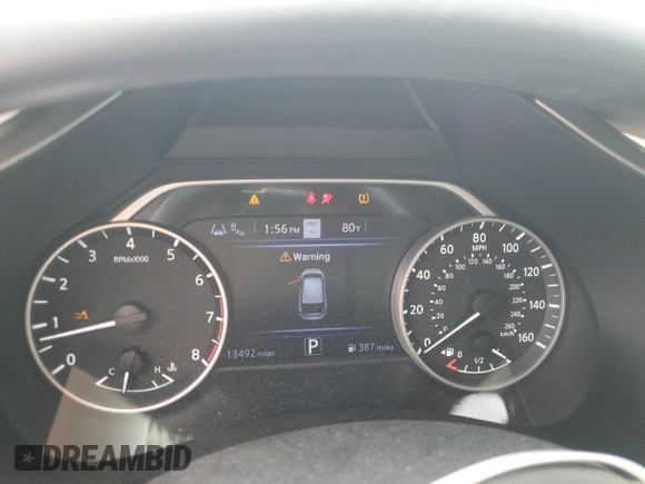 2023 Nissan Murano Platinum z VIN 5N1AZ2DJ8PC132890, wystawiony jako Copart lot #55325125 z przebiegiem 13 492 mil mil oraz Szkoda całkowita • Salvage title. Historia ofert i sprzedaży dostępna na DreamBid. Obrazek 9.
