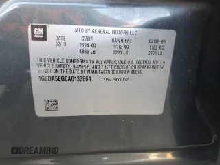 2010 Cadillac CTS with VIN 1G6DA5EG0A0133864, listed as a Copart auction lot 42970405 with 123,946 mi miles and Salvage Title. Bid and sale history available at DreamBid. Image 14.