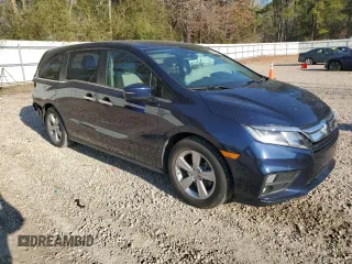 2020 Honda Odyssey EX-L with VIN 5FNRL6H73LB054188, listed as a Copart auction lot 48288055 with 58,047 mi miles and Salvage Title. Bid and sale history available at carsss.com. Image 4.