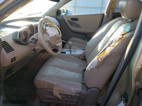 2005 Nissan Murano SL with VIN JN8AZ08W25W408446, listed as a Copart auction lot 79455024 with 153,168 mi miles and Non Repairable. Bid and sale history available at carsss.com. Image 7.