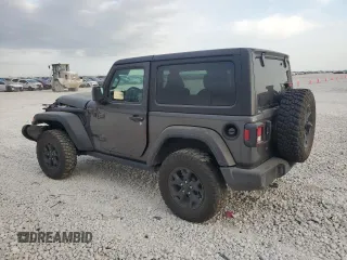 2022 Jeep Wrangler Willys Sport z VIN 1C4GJXAN2NW164546, wystawiony jako Copart lot #52257525 z przebiegiem 34 197 mil mil oraz Szkoda całkowita • Salvage title. Historia ofert i sprzedaży dostępna na DreamBid. Obrazek 2.