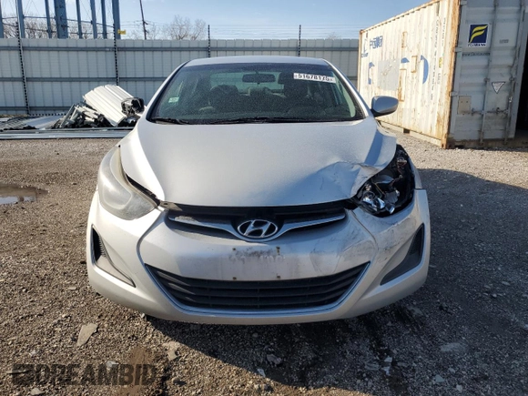 2014 Hyundai Elantra SE with VIN 5NPDH4AE4EH462714, listed as a Copart auction lot 51678175 with 188,850 mi miles and Salvage Title. Bid and sale history available at DreamBid. Image 5.