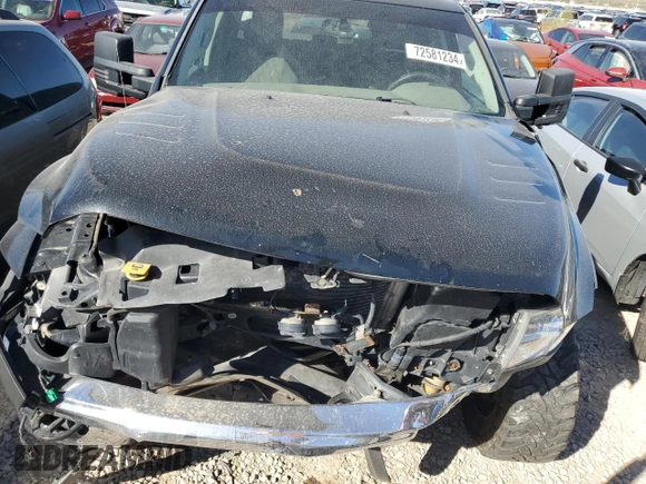 2012 Ram 2500 ST with VIN 3C6TD5CT8CG265616, listed as a Copart auction lot 72581234 with 124,792 mi miles and Salvage Title. Bid and sale history available at carsss.com. Image 12.