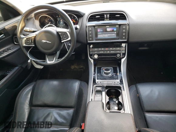 2018 Jaguar XE with VIN SAJAK4FN7JCP17294, listed as a Copart auction lot 85639514 with 93,564 mi miles and Salvage Title. Bid and sale history available at DreamBid. Image 8.