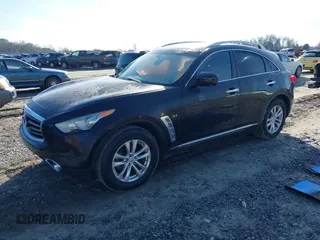 2014 Infiniti QX70 with VIN JN8CS1MU2EM451932, listed as a IAAI auction lot 41439834 with 125,781 mi miles and . Bid and sale history available at DreamBid. Image 17.