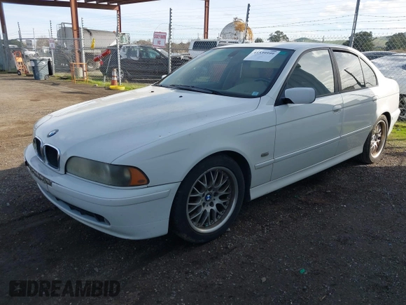 2002 BMW 5 Series 530iA with VIN WBADT63432CH86324, listed as a IAAI auction lot 41539599 with 174,616 mi miles. Bid and sale history available at carsss.com. Image 17.