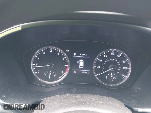 2019 Hyundai Santa Fe SE with VIN 5NMS23AD8KH008680, listed as a IAAI auction lot 42023218 with 67,745 mi miles and . Bid and sale history available at DreamBid. Image 7.