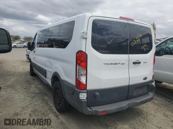 2015 Ford Transit XL with VIN 1FBZX2ZM5FKA58949, listed as a Copart auction lot 53316725 with 141,226 mi miles and Salvage title. Bid and sale history available at DreamBid. Image 2.
