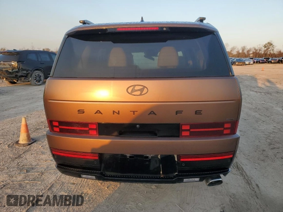 2024 Hyundai Santa Fe Calligraphy with VIN 5NMP5DGLXRH019627, listed as a Copart auction lot 47412645 with 3,873 mi miles and Salvage title. Bid and sale history available at DreamBid. Image 6.