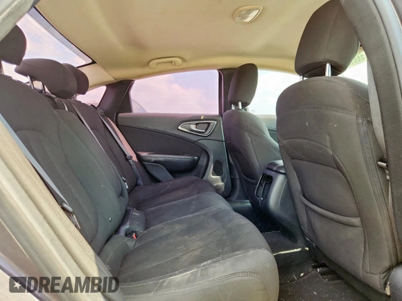 2015 Chrysler 200 Limited with VIN 1C3CCCAB8FN660082, listed as a Copart auction lot 58860255 with 145,603 mi miles and Salvage title. Bid and sale history available at DreamBid. Image 10.