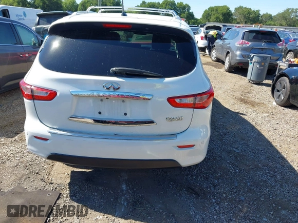 2014 Infiniti QX60 with VIN 5N1AL0MN7EC511028, listed as a IAAI auction lot 42095700 with 154,772 mi miles. Bid and sale history available at carsss.com. Image 16.