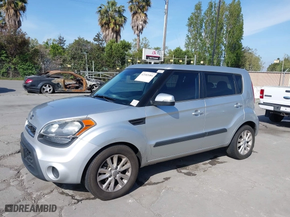 2012 Kia Soul + with VIN KNDJT2A62C7370341, listed as a IAAI auction lot 42102484 with 67,116 mi miles. Bid and sale history available at carsss.com. Image 6.