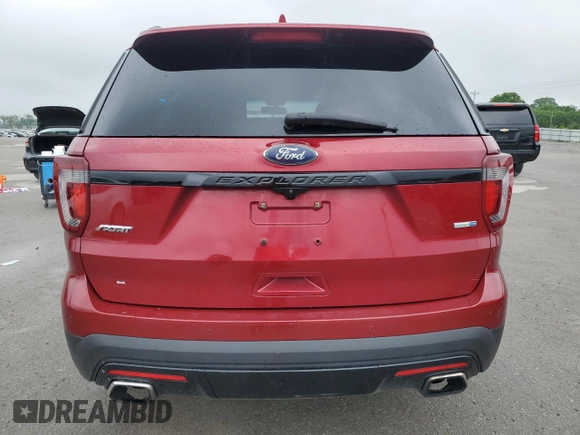 2017 Ford Explorer Sport z VIN 1FM5K8GT1HGB80215, wystawiony jako Copart lot #56159445 z przebiegiem 198 513 mil mil oraz Czysty tytuł • Clean title. Historia ofert i sprzedaży dostępna na DreamBid. Obrazek 6.