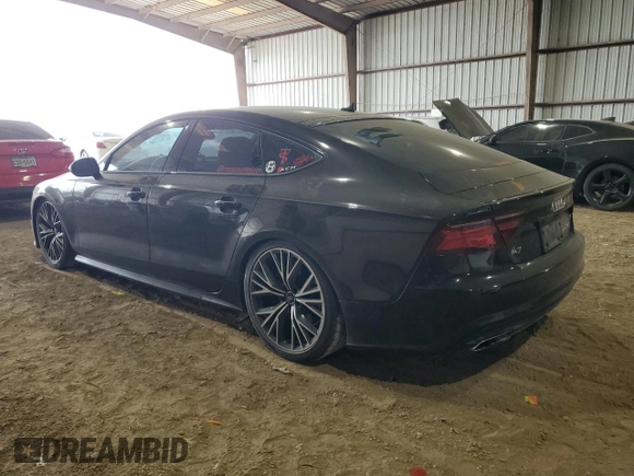 2017 Audi A7 Prestige with VIN WAU22AFC6HN129804, listed as a Copart auction lot 52373524 with 96,953 mi miles and Salvage Title. Bid and sale history available at carsss.com. Image 2.
