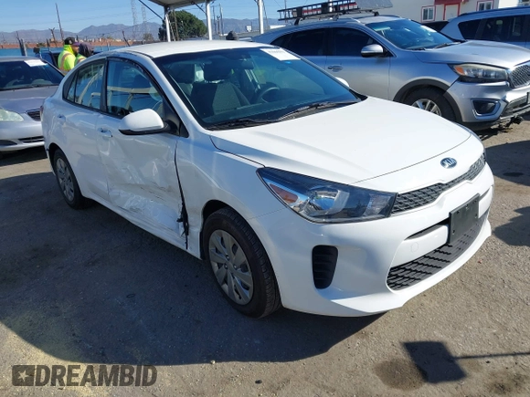 2020 Kia Rio LX with VIN 3KPA24AD1LE344956, listed as a IAAI auction lot 41666993 with 41,793 mi miles and . Bid and sale history available at DreamBid. Image 1.