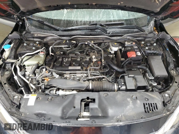 2018 Honda Civic EX-L with VIN JHMFC1F7XJX042033, listed as a Copart auction lot 53304175 with 90,055 mi miles and Salvage Title. Bid and sale history available at DreamBid. Image 11.