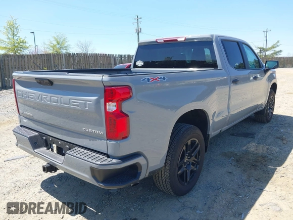 2024 Chevrolet Silverado 1500 Custom with VIN 3GCPDBEK4RG345212, listed as a IAAI auction lot 42069482 with 3,044 mi miles and . Bid and sale history available at DreamBid. Image 4.