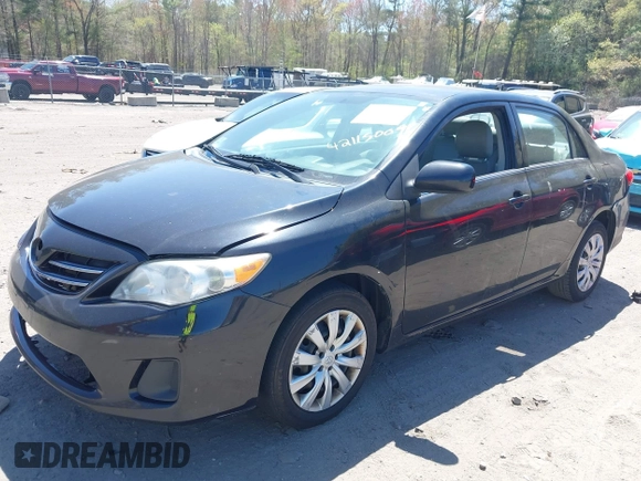 2013 Toyota Corolla L with VIN 2T1BU4EE2DC974695, listed as a IAAI auction lot 42115009 with 245,023 mi miles. Bid and sale history available at carsss.com. Image 2.